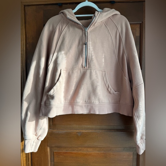 Lululemon Scuba Oversized Half-Zip Hoodie in Pink Clay - Picture 3 of 9